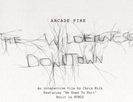 To interactive videoclip των Arcade Fire