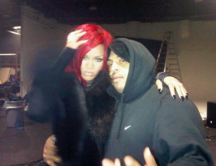 Backstage με τη Rihanna