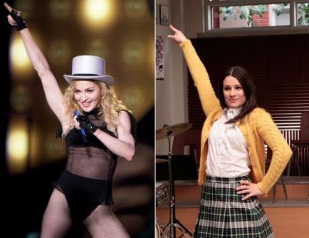 Η Madonna συνεργάζεται με το cast του Glee;