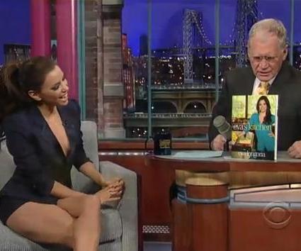 H αποκαλυπτική εμφάνιση της Eva Longoria στο show του David Letterman
