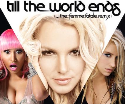Britney, Nicki Minaj & Ke$ha μαζί σε remix του Till The World Ends