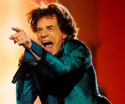 Ο Mick Jagger στη σκηνή
