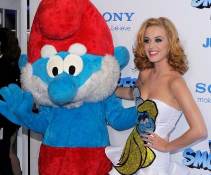 Η Katy Perry στην πρεμιέρα των “Smurfs”!