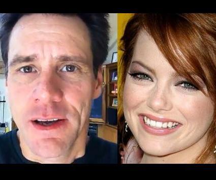 O Jim Carrey κάνει ερωτική εξομολόγηση στην Emma Stone