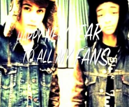 Καλή χρονιά από τον Justin Bieber και τον Jaden Smith