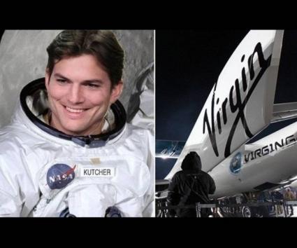 O Ashton Kutcher  πάει ταξίδι… στο διάστημα!