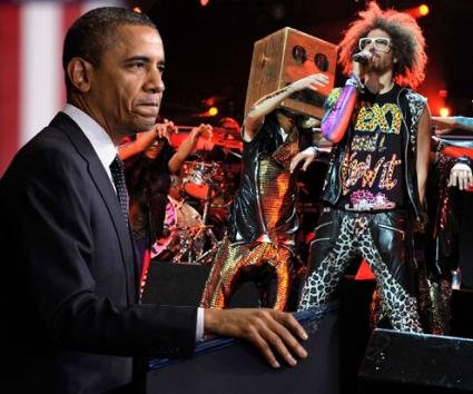 Ο Obama τραγουδάει LMFAO