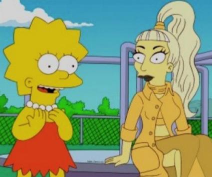 Η Lady Gaga γίνεται Simpson.