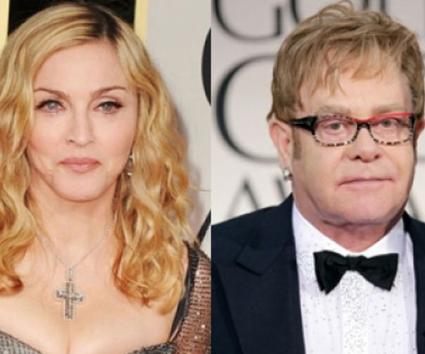 Tα… γλυκόλογα του Sir Elton John για τη Madonna