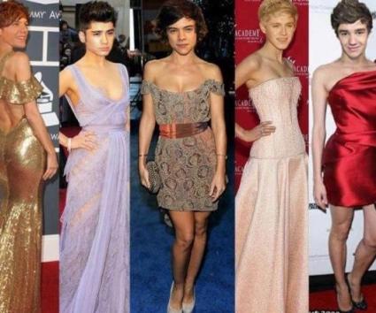 Τί φορέματα επιλέγουν οι One Direction για τις εμφανίσεις τους;