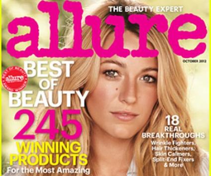 Η Blake Lively στο εξώφυλλο του “Allure”