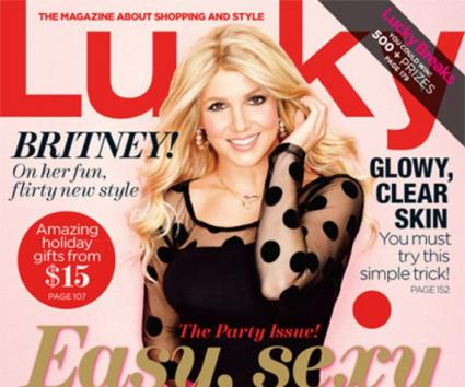 Στο εξώφυλλο του Lucky η Britney Spears