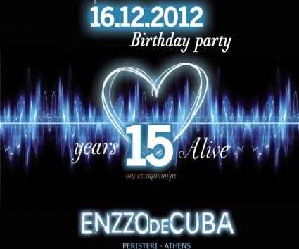 15 Χρόνια ENZZO DE CUBA