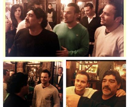 Όταν ο Claydee συνάντησε τον Maradona!