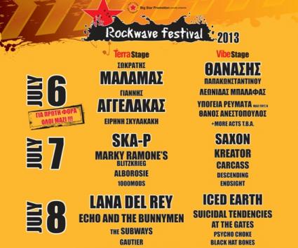 Rockwave Festival 2013 – Με την υποστήριξη του Mad
