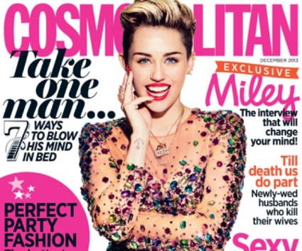 Στο εξώφυλλο του βρετανικού Cosmopolitan η Miley Cyrus