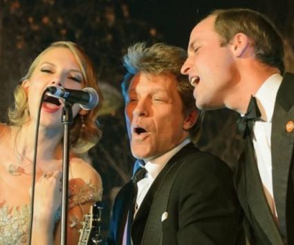 Taylor Swift και Bon Jovi τραγουδάνε μαζί με τον πρίγκιπα William!