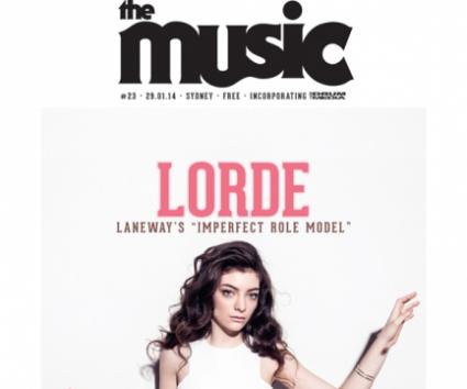 Για το περιοδικό The Music φωτογραφήθηκε η Lorde