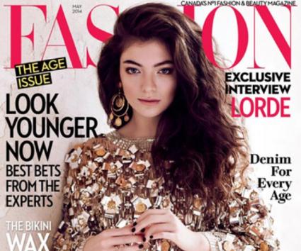Στο εξώφυλλο του Fashion η Lorde