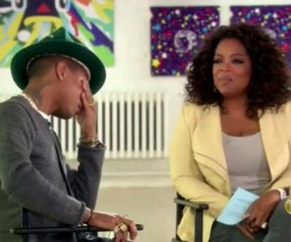 Σε κλάματα ξέσπασε ο Pharrell στην εκπομπή της Oprah