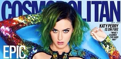 Η Katy Perry στο εξώφυλλο του περιοδικού Cosmopolitan