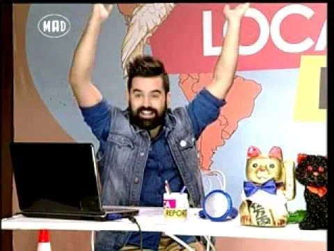 Παρουσιαστής της εκπομπής Loca Report στο Mad TV.