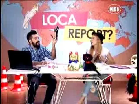 Παρουσιαστές της εκπομπής Loca Report στο Mad TV.