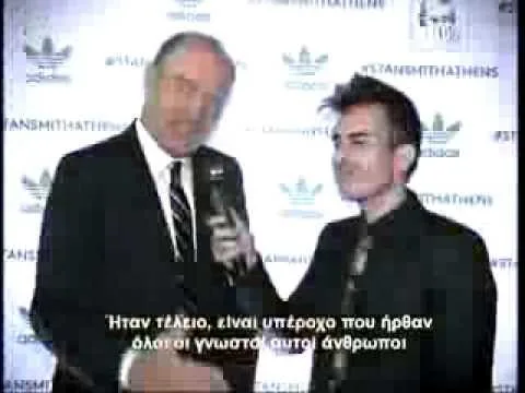 Συνέντευξη του Stan Smith σε εκδήλωση της Adidas στην Αθήνα.