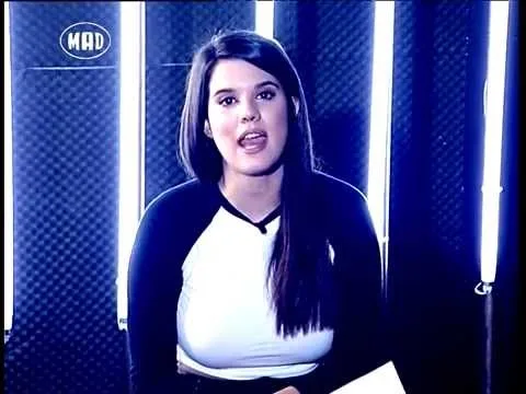 Η Φωτεινή Κορρέ στο πλατό της εκπομπής Post Alternative του MAD TV.