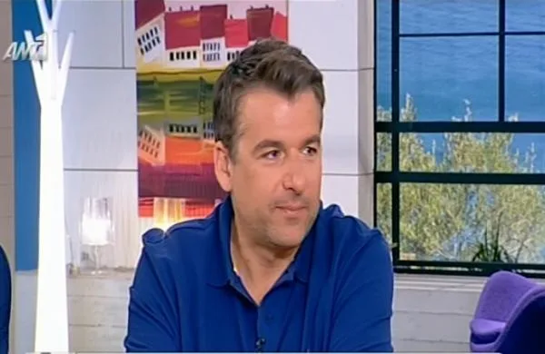 Ο Γιώργος Λιάγκας στο πλατό της εκπομπής Το Πρωινό.