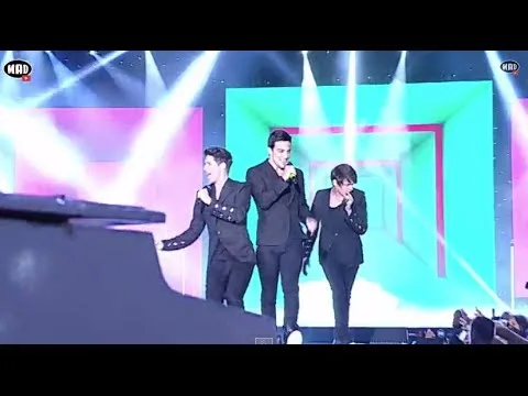 Οι Boys and Noise στη σκηνή των Mad VMA 2014.