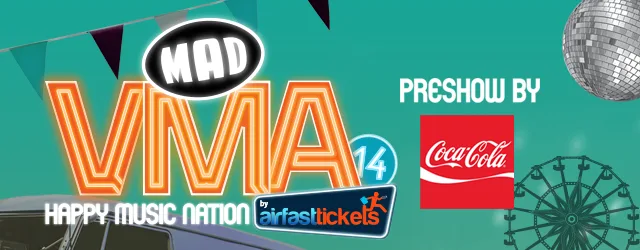Αφίσα για το MAD VMA 2014 Preshow by Coca-Cola.