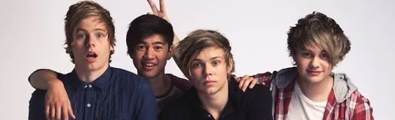 Το συγκρότημα 5 Seconds Of Summer σε στούντιο φωτογράφιση