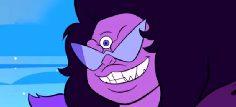 Ο χαρακτήρας Sugilite από τη σειρά Steven Universe.