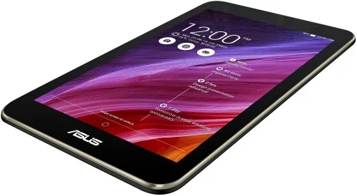 Το tablet ASUS Memo Pad 7 (ME176CX) σε πλάγια όψη.