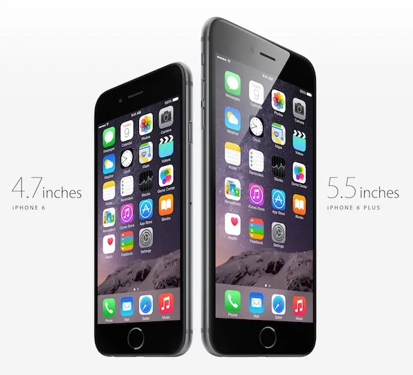 iPhone 6 και iPhone 6 Plus σε γκρι χρώμα