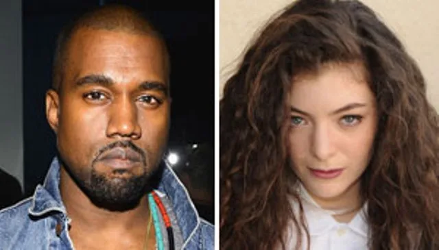 Ο Kanye West και η Lorde σε κολλάζ φωτογραφιών.
