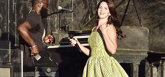 Η Lana Del Rey στη σκηνή του Austin City Limits 2014.