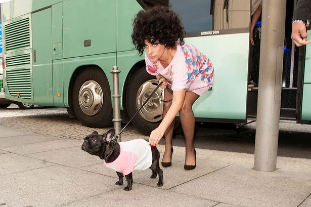 Lady-Gaga-arrives-with-her-Dog-Berlin-Germany (1)