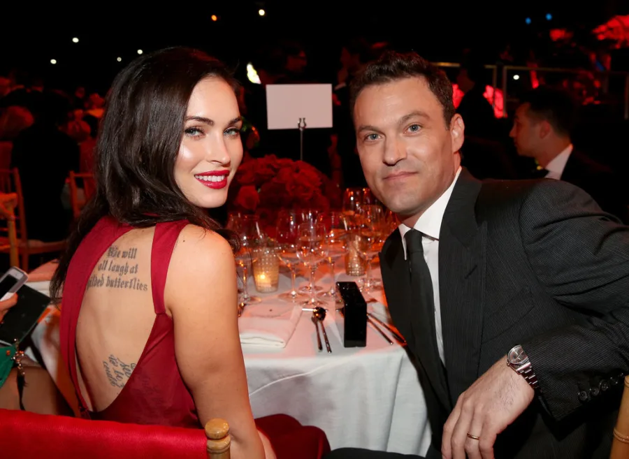 Η Megan Fox και ο Brian Austin Green σε επίσημο δείπνο.