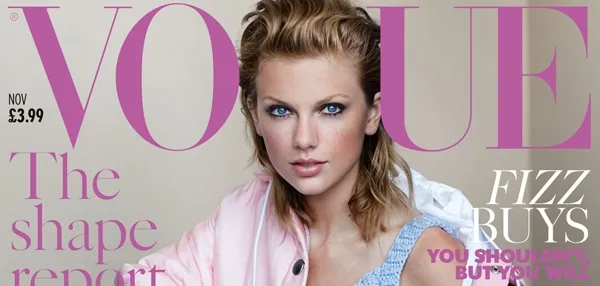 Η Taylor Swift στο εξώφυλλο του περιοδικού Vogue.