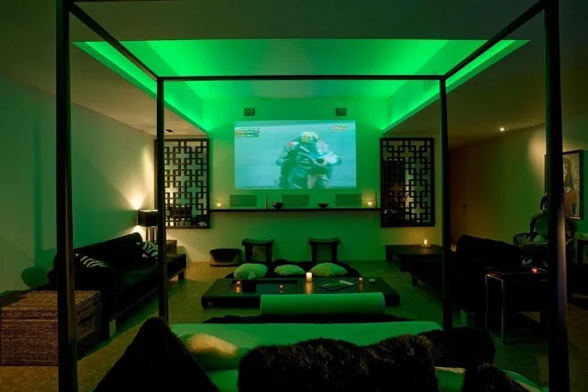 the-media-room-is-bathed-in-an-eerie-green-glow
