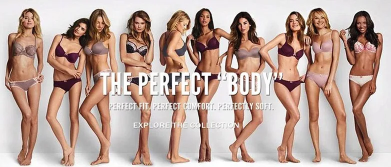 Μοντέλα της Victoria’s Secret ποζάρουν με εσώρουχα για την καμπάνια The Perfect Body.