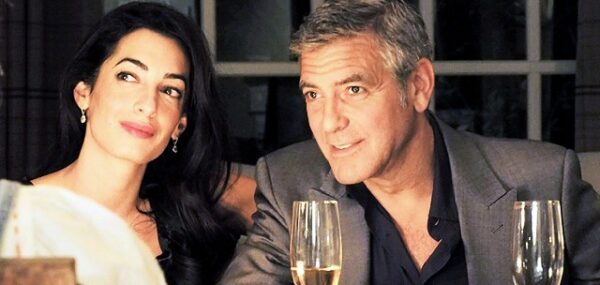 Με παλτό αξίας 1745 λιρών σε δείπνο με τον George Clooney η Amal Alamuddin!