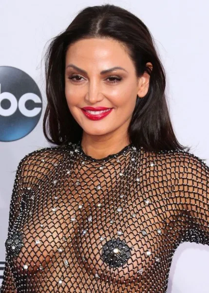 Bleona Qereti arrives at the 2014 American Music Awards