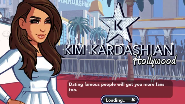 Το παιχνίδι Kim Kardashian: Hollywood για κινητά τηλέφωνα.