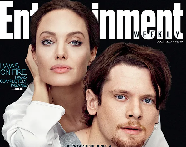 Η Angelina Jolie και ο Jack O’Connell στο εξώφυλλο του Entertainment Weekly.