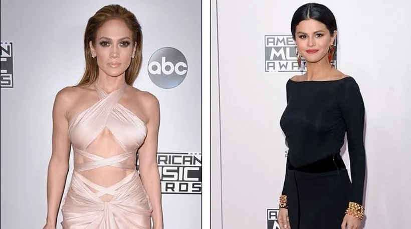 Η Jennifer Lopez και η Selena Gomez στα American Music Awards.