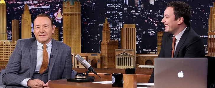 Ο Kevin Spacey και ο Jimmy Fallon στο πλατό του The Tonight Show.