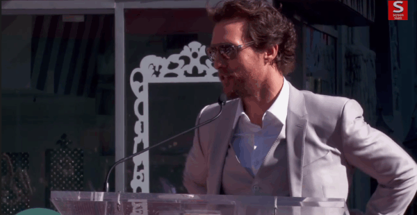 Ο Matthew McConaughey αποκτά το άστρο του στο Hollywood Walk of Fame!